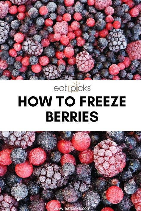 Freezing Fresh Fruit, How To Freeze Fruit, How To Freeze Fruit For Smoothies, How To Freeze Fresh Fruit, Freezing Fresh Blueberries, What Fruits Can You Freeze, Frozen Berries, Keep Berries Fresh Longer, How To Wash And Store Berries