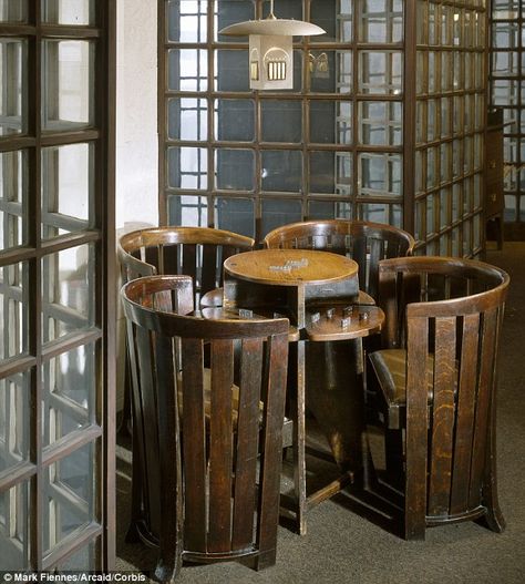 Danish Eclectic, Famous Library, Mackintosh Furniture, Margaret Macdonald, Glasgow Style, Domino Table, Mackintosh Design, Glasgow School, Charles Rennie Mackintosh