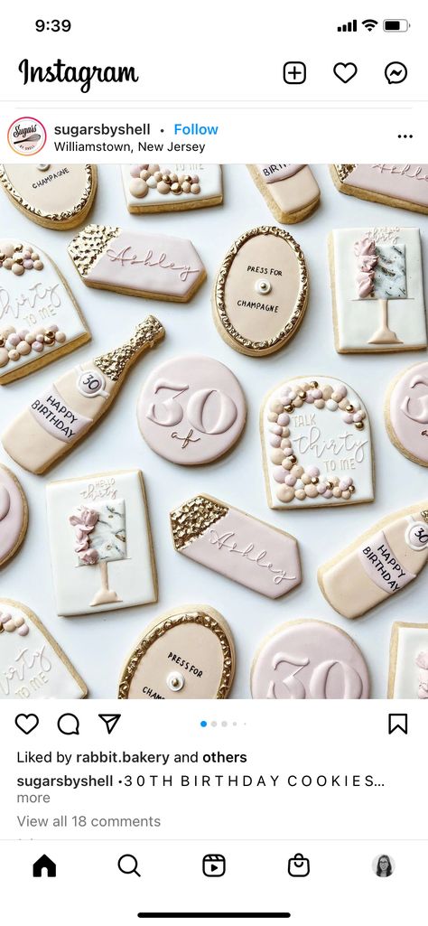 30th Birthday Elegant Party Ideas, Elegant Birthday Cookies For Women, 25 Cookies Decorated, Thirtieth Birthday Cookies, Womens Birthday Cookies Decorated, 30th Cookies Birthday For Women, Classy Birthday Cookies, Neutral Birthday Party Themes For Women, Elegant Birthday Cookies Decorated