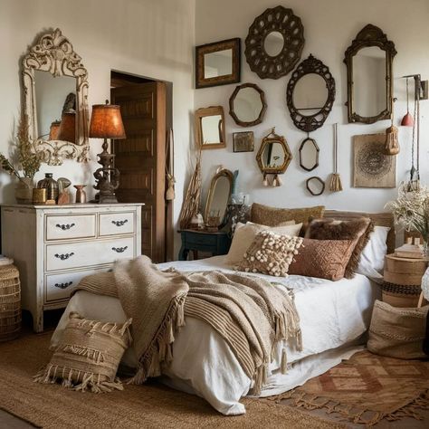 12 Dreamy Boho Bedroom Ideas Every Teen Will Adore - Home Experts Boho Country Bedroom, Vintage Boho Bedroom, French Bedroom Decor, Boho Living Room Ideas, Boho Bedroom Ideas, Creative Storage Solutions, French Bedroom, Country Bedroom, Creative Storage