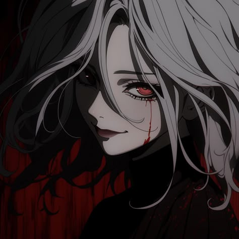 Queen Anime, Vampire Girls, Gothic Anime, Anime Monochrome, Digital Art Anime, Anime Screenshots, Girls Cartoon Art, Dark Anime, Cute Anime Pics