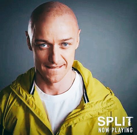 "You might be pregnant now" - Hedwig-<<< this part makes me laugh so hard without fail. Split Memes, James Mcavoy Split, Split Movie, Becoming Jane, Horror Pictures, Actor James, Charles Xavier, Crazy Man, Selfie Poses Instagram