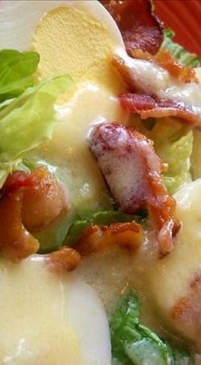 Pennsylvania Dutch Hot Bacon Dressing❊ Carolina Roadhouse Salad Dressing, Leaf Lard Recipes, Amish Salad Dressing, Hot Bacon Salad, Dutch Salad, Hot Bacon Dressing Recipe, Netherlands Recipes, Bacon Dressing Recipe, Salad With Hot Bacon Dressing