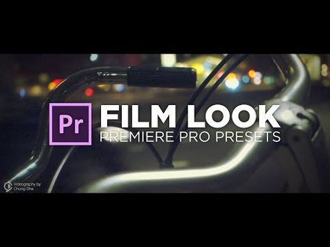 Film Look Tutorial with free Preset for Premiere Pro by Chung Dha - YouTube Premier Designs Tutorial, Premiere Pro Tutorials, Adobe After Effects Tutorials, Gopro Video, Photoshop Tutorial Photo Editing, Adobe Tutorials, After Effects Tutorials, Premiere Pro Cc, After Effect Tutorial