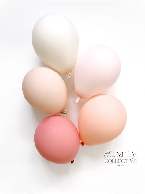 Balloon Arch Neutral, Pink Birthday Party Decor, Pink Balloon Arch, Pink Balloon Garland, Bridal Shower Pink, Baby Shower Boho, Pink Birthday Party, Pastel Balloons, Boho Bridal Shower