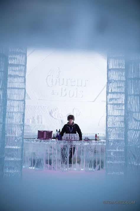 Ice Shack Interior, Ice Bar, Ice Castle Interior, Ice Installation Art, Ice Hotel Quebec, Ice Hotel Finland, Ice Party, Quebec City Canada, Chill Zone