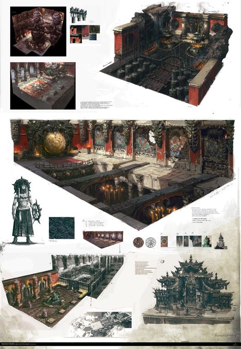 ASURA_35, yang qi917 on ArtStation at https://www.artstation.com/artwork/lZ4Xk Concept Artist Portfolio, Concept Art Gallery, Environment Props, Building Concept, 3d Modelle, Concept Art Character, Game Concept Art, Scene Design, Fantasy Concept Art