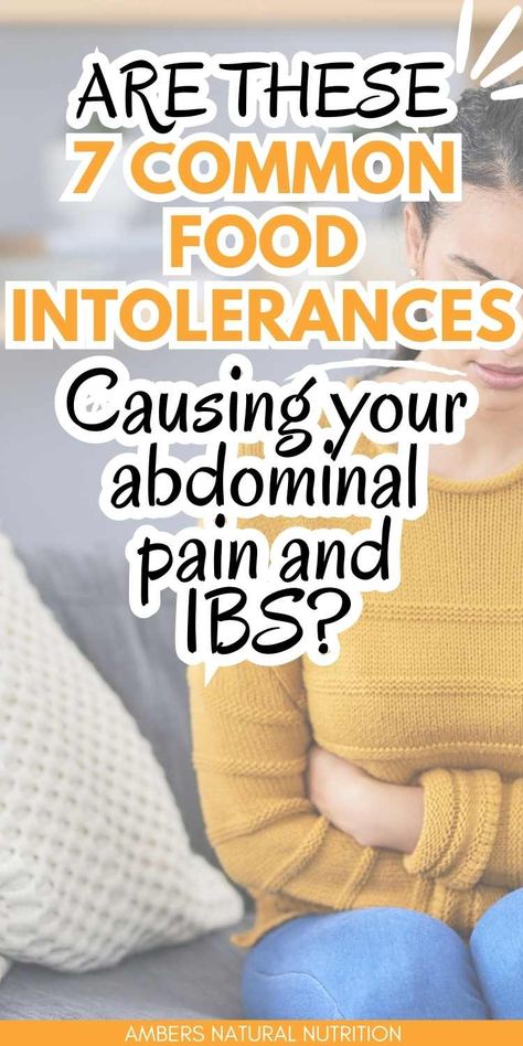 Woman sitting on a couch in a yellow shirt holding her stomach due to food intolerances causing a stomach ache. Food Intolerance Symptoms, Lactose Intolerant Symptoms, Gluten Intolerance Symptoms, High Histamine Foods, Stomach Gas, Gastric Problem, Abdominal Cramps, Stomach Cramps, Stomach Issues