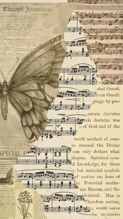 Music Pages, Sheet Music Crafts, Sheet Music Art, Scrapbook Printing, Decoupage Diy, Paper Wall Hanging, Music Collage, Diy Journal Books, Music Paper