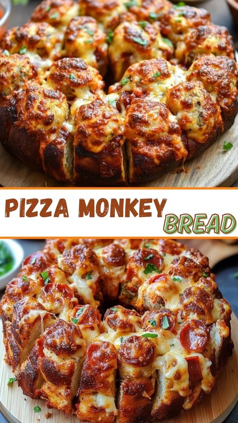 Pizza Monkey Bread Pizza Bread In Bundt Pan, Lunch Recipes For Adults, Candy Cane Pizza Bread, Pizza Bubble Bread, Bundt Pizza Pull Apart, Savoury Monkey Bread, Pizza Bread Rolls, Easy Pull Apart Pizza Bread, Pepperoni And Cheese Bread