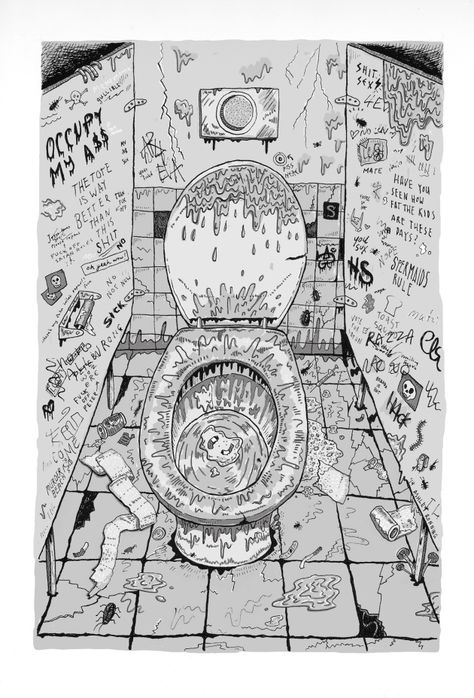 Toilet Drawing Sketch, Toilet Sketch, Bathtub Illustration, Toilet Illustration, Bathroom Sketch, Toilet Drawing, Toilet Art, Tropical Prints, Trainspotting