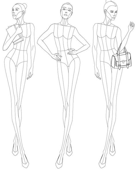 3 Tricks to Create New Croquis Poses — amiko simonetti Amiko Simonetti, Croquis Poses, Fashion Illustration Template, Fashion Sketch Template, Fashion Illustration Face, Fashion Figure Templates, Fashion Illustration Poses, Fashion Model Sketch, Fashion Illustration Tutorial