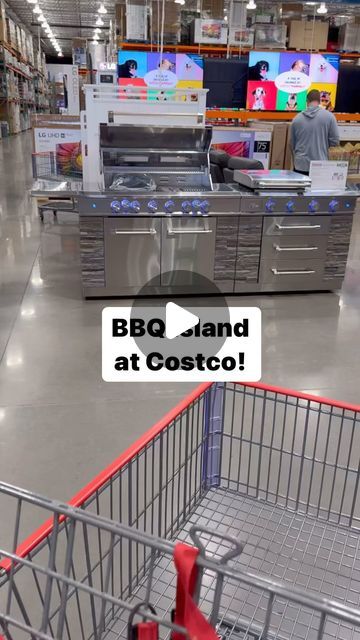 Costco Guide | Angela Ackerman | Costco Finds on Instagram: "What do you think of this BBQ Island at Costco? It includes all you need for BBQ Season. It has a 12-Burner BBQ, illuminated knobs, griddle, burners, pull out trash can, drawers, etc! 
Item number: 2327691
-304 Stainless Steel Cooking Area
-118,000 Total BTUs Including 2 x 7000 -BTUs Infrared Top Sear Burners
-1,220 Sq In Total Cooking Surface Including Built-In 342 Sq In Griddle
-LED Knobs
-Grill Cover Included
$3499.99
#costco #bbq #bbqseason #patio"