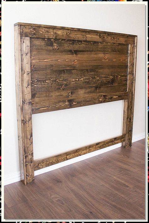 Looking to spruce up your bedroom? Check out these amazing DIY headboard ideas that will completely transform your space. From rustic to modern, there's a style for everyone. Get creative and make your bedroom truly unique with these easy and budget-friendly projects. Rustic Wooden Headboard Diy, Wood King Headboard Diy, Diy Pallet Headboard Ideas Queen Size, Rustic Wood Headboard Diy, Homemade Wood Headboard, Diy Headboard Ideas Easy Cheap, Wood Headboard Diy, Rustic Wooden Headboard, Rustic Wood Headboard