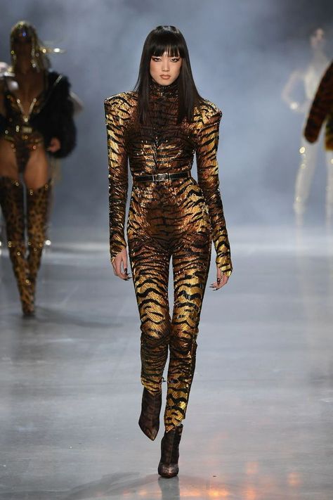 The Blonds - Runway - February 2019 - New York Fashion Week: The Shows The Blonds Runway, Blonds Runway, The Blonds, Toni Stark, High Fashion Runway, Every Tuesday, Animal Print Fashion, Fashion Weeks, Zac Posen