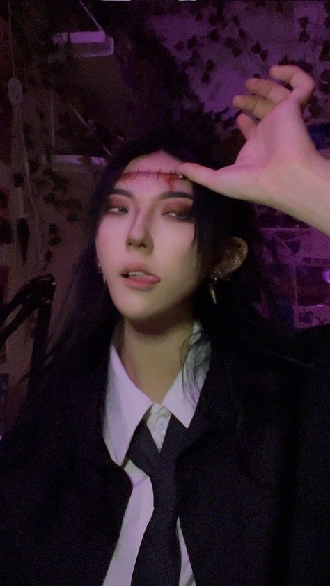 Jjk Cosplay Girl, Kenjaku Cosplay, Suguru Cosplay, Jujutsu Kaisen Cosplay, Halloween Board, Easy Cosplay, Anime Makeup, Manga Cosplay, Cosplay Makeup