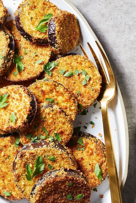 Eggplant Air Fryer, Eggplant Katsu, Eggplant Dinner, Air Fryer Eggplant, Best Eggplant Recipe, Cooking Sweet Corn, Fried Eggplant, Small Eggplant, Air Fryer Recipe