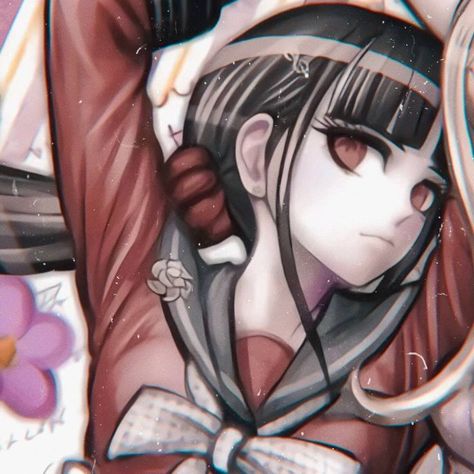 matching icons / official art Kaede And Maki Icons, Matching Pfp Friends Danganronpa, Maki X Kaede Matching Icons, Matching Profile Pictures Danganronpa, Dangaronpa Matching Pfps, Danganronpa Pfps Matching, Byakuya Icons Danganronpa, Danganronpa Matching Pfp Couple, Kyoko And Shuichi