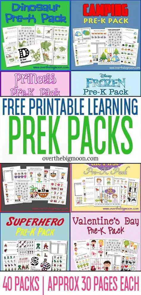 Busy Binders Preschool Free, Preschool Binder, Pre K Curriculum, Pre K Worksheets, Printables Ideas, Morning Basket, Homeschool Preschool Curriculum, Homeschool Preschool Activities, Preschool Planning