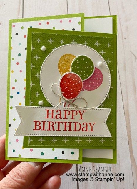 Stampin Up Balloon Celebration Cards, Su Balloon Celebration Cards, Stampin Up Daughter Birthday Cards, Celebrate With Tags Bundle Stampin Up Cards, Cards With Balloons On Them, Stampin Up Balloon Cards, Balloon Celebration Stampin Up Cards, Handmade Cards With Balloons, Stampin Up All That Dies