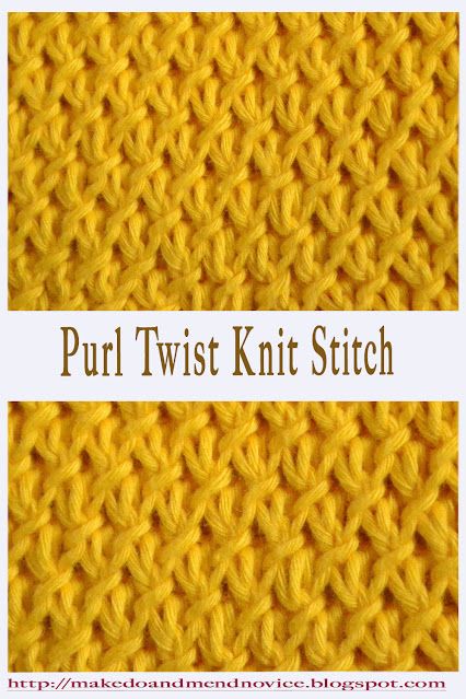 Purl Twist Knit Stitch Pattern Knitting Tutorial Knitting Twisted Stitches, Right Twist Knitting Stitch, Reversible Lace Knitting Stitches, Knit Stitch Patterns Texture, Capelet Knitting Pattern, Twisted Rib Stitch, Blanket Squares, Knitted Blanket Squares, Fabric Scarf