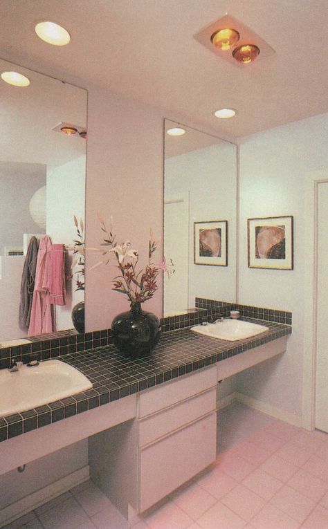 palmandlaser: “From Rodale’s Home Design Series: Baths (1987) ” Miami Vice Interior, 1980s Housewife, 1990 House, 70s Interior Design Retro, 80s Room Aesthetic Retro, 80s Room Aesthetic Neon, 90s Room Aesthetic, Fruitger Aero, 80s Home Decor