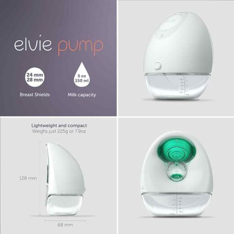 The Elvie Single Pump makes it possible to pump on your own terms - at home, at work or on the go. With Elvie Pump, you can do your daily tasks, all while you pump. It's small and lightweight and is worn inside a standard nursing bra - making it truly hands-free.
Features:
BPA Free
Easily fits inside your nursing bra
In-app tracking + remote control
2 modes: stimulation + expression
Made from dishwasher safe plastic
Rechargeable - charges in 2 hours via micro-USB
Automatically switches from Stimulation into Expression mode when it detects let-down + will pause when the bottle is full
The app monitors milk volume in real-time, track pumping history for each breast + control the pump remotely (Elvie Pump works with or without the app)
Specifications:
Dimensions: H:15.0 x W:12.0 x D:14.0 cm
C Elvie Breast Pump, Elvie Pump, Wearable Breast Pump, Hands Free Pumping, Stuff Toys, Electric Breast Pump, Nature Baby Shower, Breast Pump, Designer Pumps