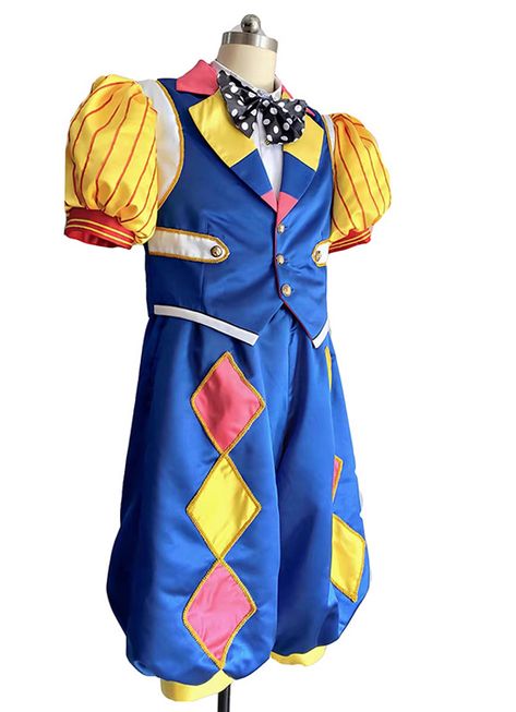 Christmas Upscale Funny Clown Costume Set Theatre Stage Clothes      Color:As picture   Material: Cotton, Polyester ,plastic and etc.   Size: S-XXL,Custom-made   Package Content:Costume + Hat +Sleeve + Socks ( Excluding shoes)   Quality Material: the clown outfit is made of quality fabrics, which is soft and lightweight, tear resistant and not easy to fade or break, giving you a comfortable wearing experience;   Funny and Cute: these clown accessories are designed according to the image of clown Clown Outfits Male, Clown Outfit Male, Cute Clown Outfit, Clown Outfit Ideas, Clown Outfits, Clowncore Outfit, Vintage Circus Costume, Set Theatre, Clown Hair