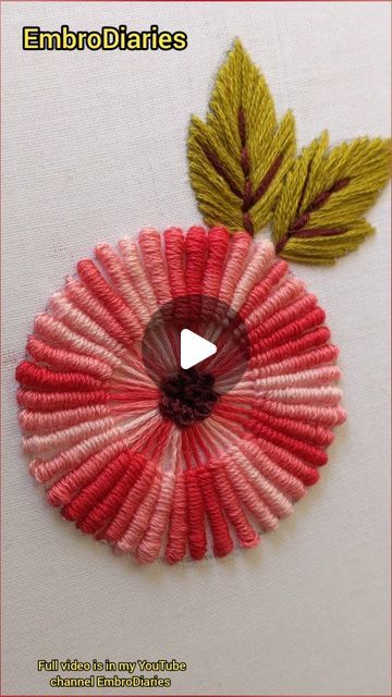 Aparna Ajeesh on Instagram: "Bullion stitch flower embroidery for beginners" Bullion Embroidery Pattern, Bullion Embroidery Design, Bullion Stitch Embroidery Design, Beginner Hand Embroidery Patterns Flowers, Beginner Embroidery Projects, Bullion Stitch Embroidery, Blanket Embroidery, Bullion Stitch, Bullion Embroidery