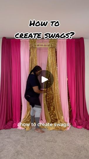 1.6K views · 214 reactions | Question of the day: How to create swags?
I am a school teacher by profession and I’m here to help you master the art of draping! Submit your questions and I will do my best to provide you with an answer. Learn even more with my digital guides, membership, or a draping class, inquire for more info. #howto #draping #drapingdesigns #drapingclass #drapingtechnique #pipeanddrape | Customeventcreations by Rashaunda Draping Techniques, Pipe And Drape, Question Of The Day, School Teacher, Professions, To Create, The Day, Art