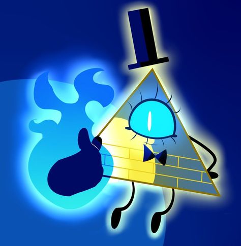 Yellow Triangle, Bill Cipher, Blue And Yellow, High School, Wattpad, Yellow, Blue