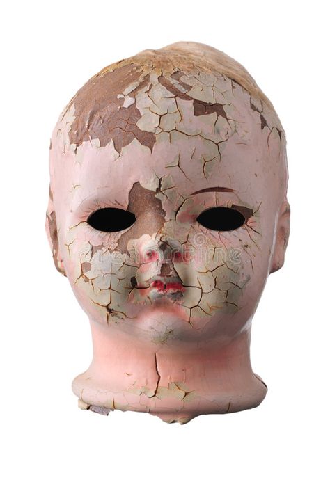 Old Doll Head. Creepy old doll head isolated on white , #Affiliate, #Creepy, #Head, #Doll, #doll, #white #ad Porcelain Doll Makeup, Creepy Baby Dolls, Zombie Dolls, Creepy Vintage, Broken Doll, Haunted Dolls, Valley Of The Dolls, Porcelain Lamp, Porcelain Art