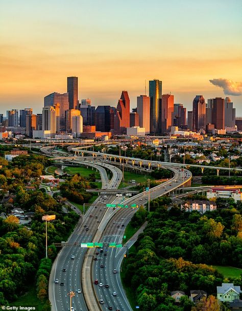 In 15th place was the city of Houston, where 99.11 percent of all homes have some form of air-conditioning Downtown Houston Texas, Air Conditioner Installation, Rooftop Party, Downtown Houston, California City, Texas City, Keep It Real, Houston Texas, Marbella