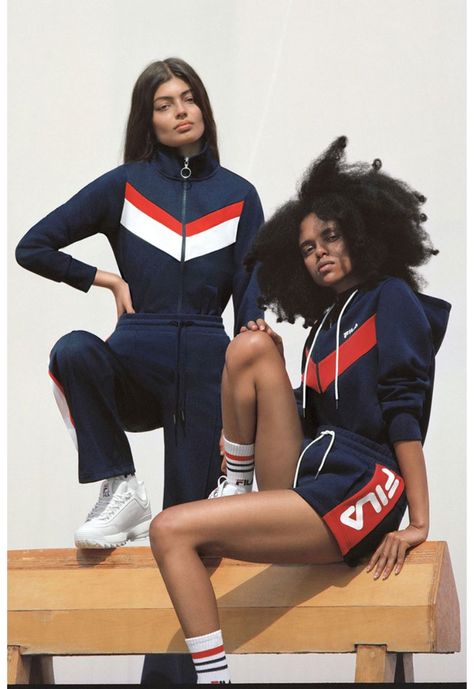 Fila to make runway debut at Milan Fashion Week Tennis Photoshoot, Fashion Week 2018, Milano Fashion Week, Milan Fashion Weeks, Cute Poses For Pictures, Sportswear Brand, Fashion Couple, Denim Outfit, Newest Trends