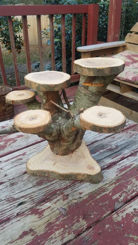 Log Decor Ideas, Tree Branch Crafts, Log Decor, Wood Log Crafts, Tree Branch Decor, Tree Stumps, Wood Slice Crafts, Wood Art Projects, Wooden Log