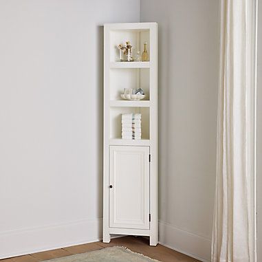 Rena Corner Cabinet Corner Furniture Bedroom, Small Bathroom Corner Decor, Corner Cabinet Bathroom, Bathroom Seating, Corner Shelving Ideas, Cozy Book Nook, Corner Bathroom Cabinet, Cabinet Bathroom Storage, Bathroom Corner Cabinet