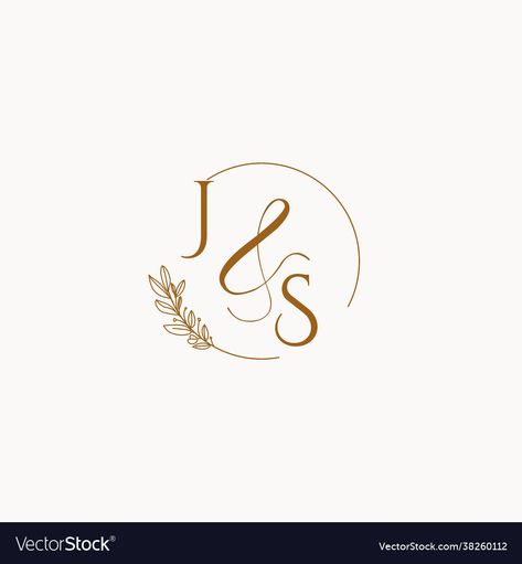 J S Logo Design, J And S Logo, & Logo, Jalli Design, Initials Logo Letters, Wedding Initials Logo, Engagement Invite, Save The Date Pictures, Logo Monogramme