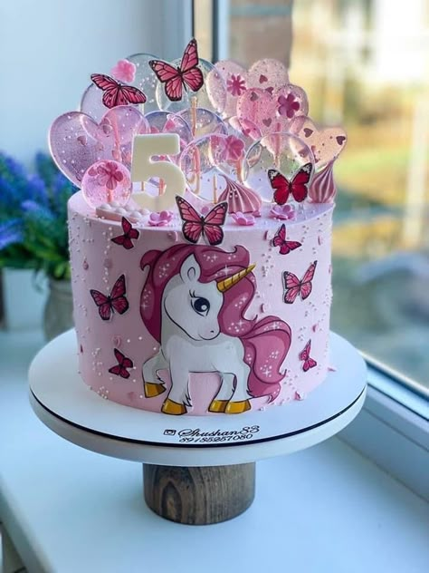 Birthday Cake Unicorn, Unicorn Cake Design, Cake Design Birthday, Cake Designs For Girl, Cake Designs For Kids, Cake Unicorn, Sonic Cake, Little Pony Cake, Disney Birthday Cakes