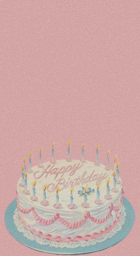 Birthday Lockscreen Iphone Wallpapers, Birthday Screensaver Wallpapers, 30th Birthday Wallpaper, Cute Cake Wallpaper, Cake Wallpaper Iphone, Aesthetic Melanie Martinez Wallpaper, Birthday Wallpaper Backgrounds Aesthetic, Happy Birthday Wallpaper Aesthetic, Happy Birthday Wallpaper Backgrounds