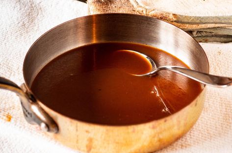 Chicken Demi-Glace Recipe Chicken Demi Glace Recipe, Demi Glaze Recipe, Demi Glaze Sauce, Demi Glaze, Seasoning Blends, Beef Shank, Gravy Sauce, Mix Recipes, Vegetable Puree