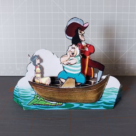 Disney Punch, Mermaid Lagoon, Disney Party, Punch Out, Paper Punch, Vintage Paper Dolls, Pirate Party, Paper Folding, Paper Cutout