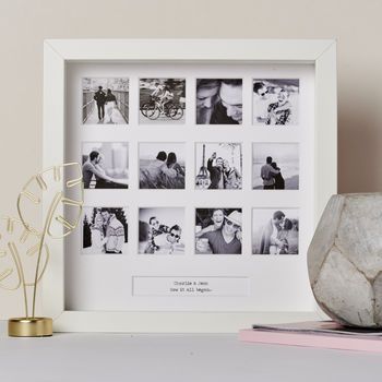 Personalised 'Our Anniversary' Photo Frame Father's Day Photo Frame, Photo Frame Birthday, Frame Birthday Gift, Frame Birthday, Posh Totty, Handmade Photo Frames, Square Windows, Family Photo Frames, Anniversary Pictures