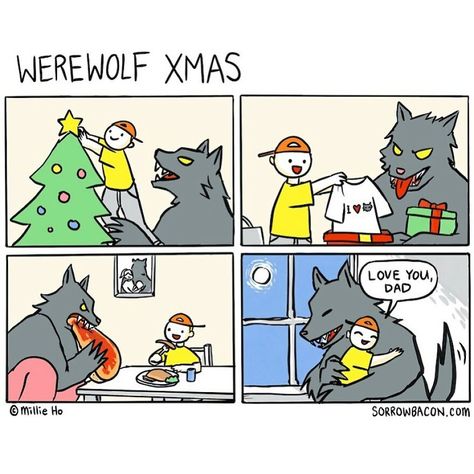 Cute Werewolf, Werewolf Comic, Werewolf Illustration, Conceptual Drawing, Ben 10 Comics, Life Comics, Werewolf Art, Cute Comics, Cartoon Shows