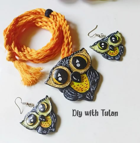 Clay Jewellery Handmade, Handmade Diary, Diy Jewelry Set, Diy Fabric Jewellery, Diy Paintings, Polymer Clay Flower Jewelry, Fabric Jewellery, Handmade Clay Jewelry, Antique Jewelry Indian