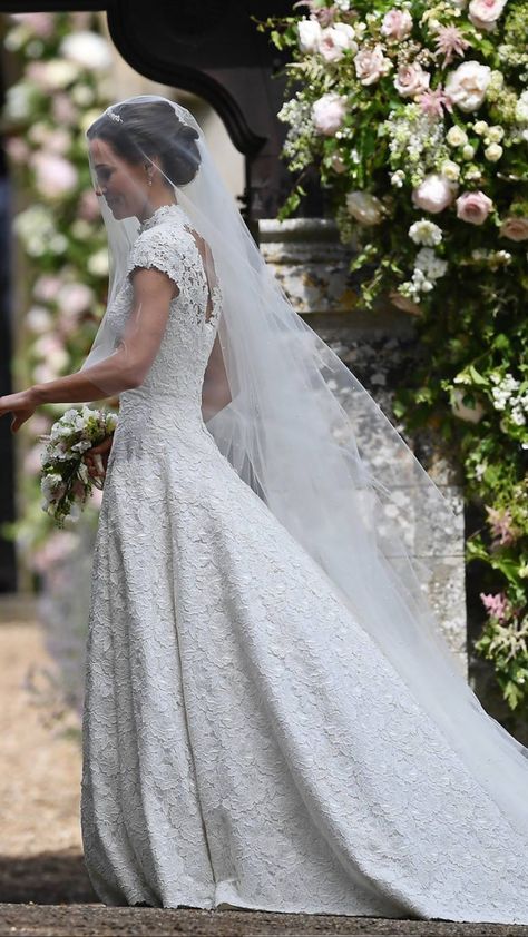 Kate Middleton Wedding Dress Inspired, Pippa Middleton Wedding Dress, Catholic Wedding Dresses, British Wedding Dresses, Kate Middleton Wedding Dress, Pippa Middleton Wedding, Princess Ball Gowns Wedding Dress, Middleton Wedding, Modest Wedding Dresses With Sleeves