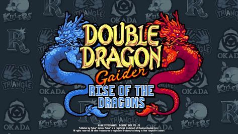 Double Dragon Gaiden, the classic side-scrolling beat-'em-up franchise, is returning with a new title called Double Dragon Gaiden: Rise of the Dragons. Dragon Braid, Secret Base, Wwe Tag Teams, Beat Em Up, Dragon Rise, Double Dragon, Ps4 Games, Xbox One, Dungeons And Dragons