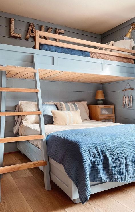 Bunker Bed, Bunk Bed Room, Bunk Bed Rooms, Adult Bunk Beds, Diy Bunk Bed, Bunk Beds Built In, Twin Over Twin Bunk Bed, Bunk Rooms, Twin Bunk Bed