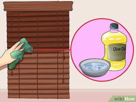 Image titled Clean Wood Blinds Step 12 Clean Wood Blinds, Cleaning Wood Blinds, Vinyl Blinds, Clean Wood, Cleaning Blinds, Global Textiles, Wood Blinds, Cleaning Wood, Wooden Blinds