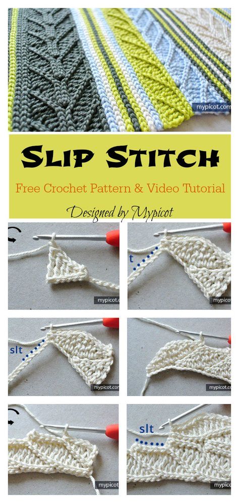 Slip Stitch Free Crochet Pattern and Video Tutorial #freecrochetpatterns #crochetstitches #crochetstitchesforblankets Slip Stitch Crochet, Crochet Baby Booties Pattern, Confection Au Crochet, Crochet Stitches For Blankets, Tutorial Ideas, Crochet Tutorials, Handbag Pattern, Crochet Baby Booties, Crochet Stitches Tutorial