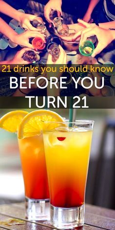 21 drinks and how to recipes you should know before you turn 21 21st Birthday Drinks, Birthday Party Drinks, Birthday 21st, Recipes Drinks, Turning 21, Birthday Drinks, Easy Drinks, Birthday Party 21, Drinks Recipes